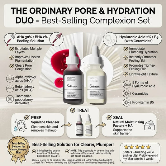 Duo The Ordinary Peelingacido Hyaluronic