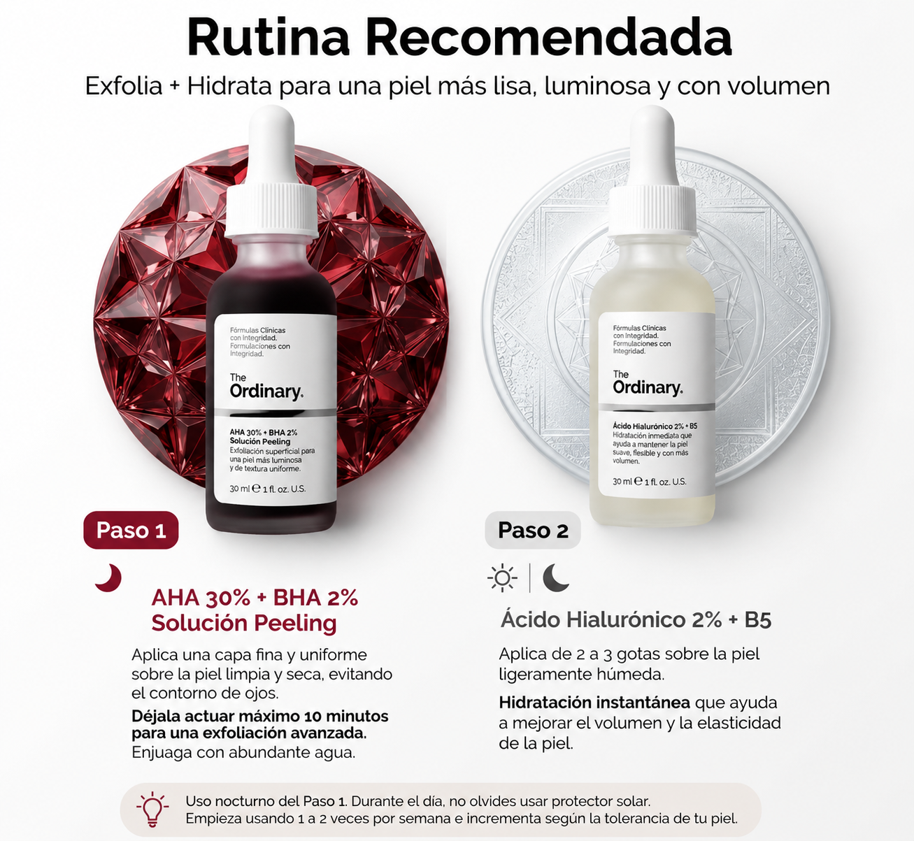Duo The Ordinary Peelingacido Hyaluronic