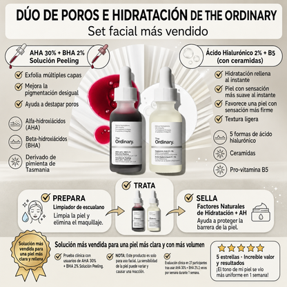 Duo The Ordinary Peelingacido Hyaluronic